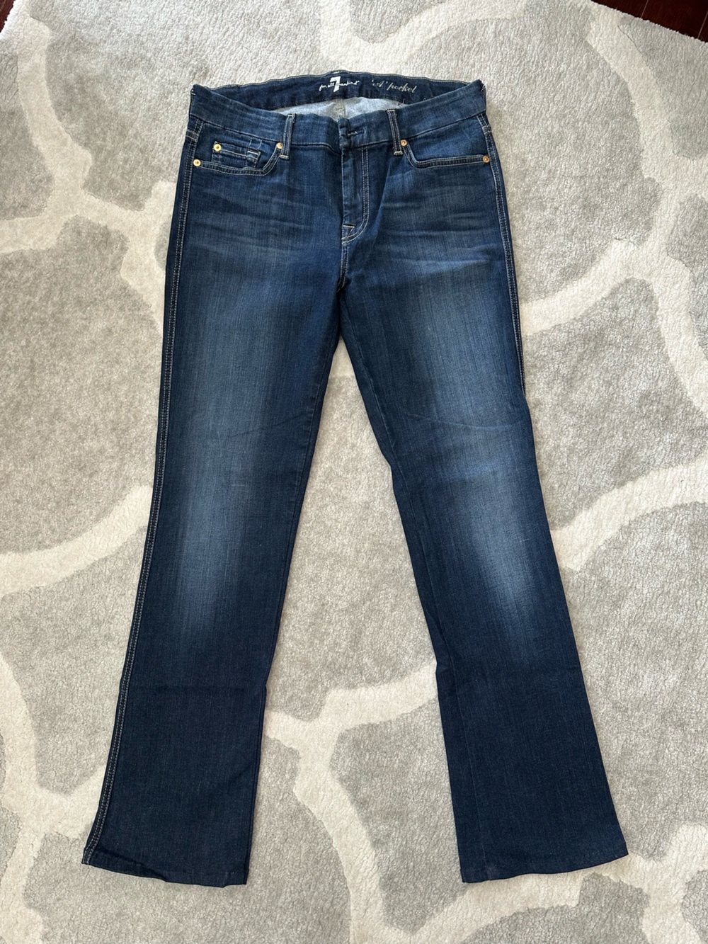 7 For All Mankind - “A Pocket” - Dark Wash Jeans
